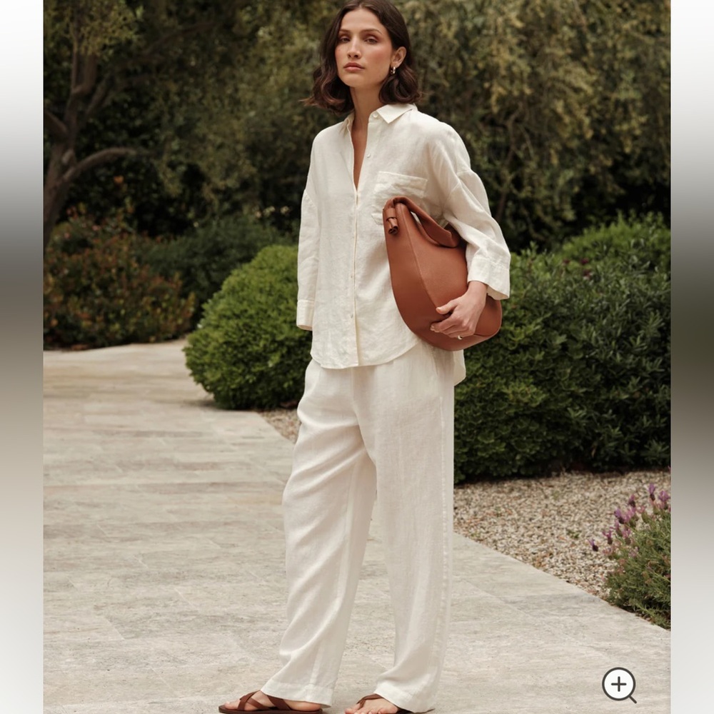JENNI KAYNE Linen Logan Shirt